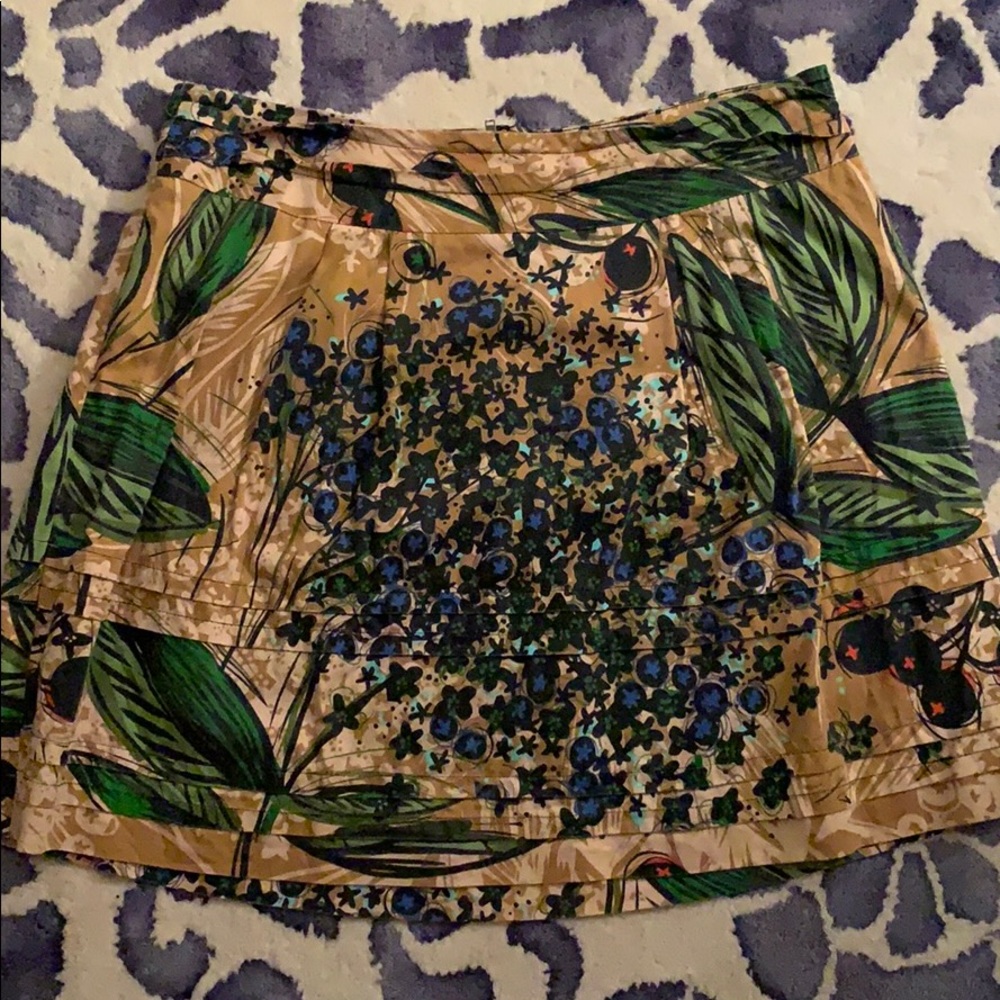 Floral print Anthropologie skirt